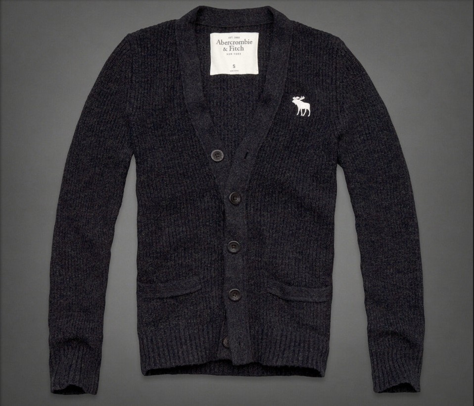 Abercrombie Fitch Hombres Cardigan Jersey AF6327